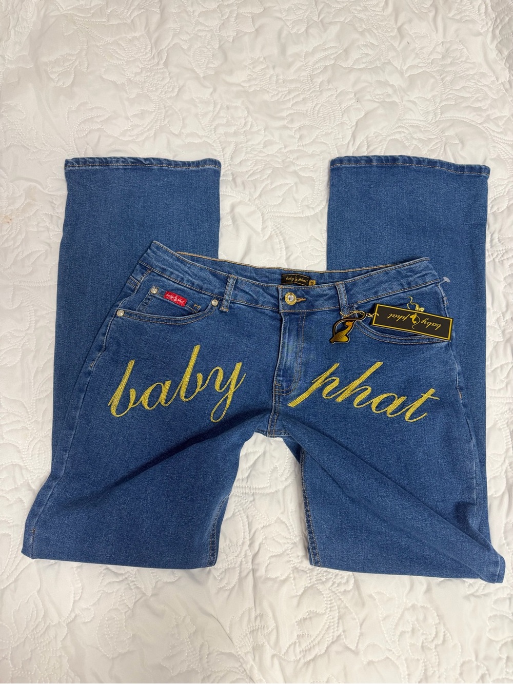 NWT Baby Phat Low Waist boot cut Logo Jeans